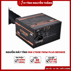 Nguồn Máy Tính Mik C750B 750W Plus Bronze