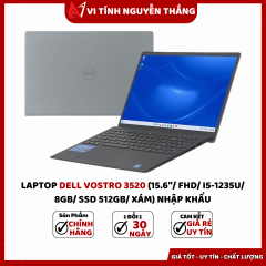 LAPTOP DELL VOSTRO 3520 (15.6 INCH/ FHD/ I5-1235U/ 8GB/ SSD 512GB/ XÁM) NK