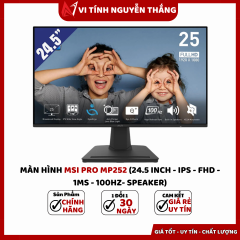 Màn hình MSI PRO MP252 (24.5 Inch - IPS - FHD - 1Ms - 100Hz- SpeAKer)