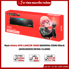 RAM ADATA XPG Lancer RGB 16GB 5600Mhz DDR5 Black 