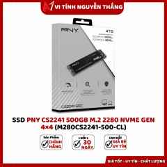 SSD PNY CS2241 500GB M.2 2280 NVMe Gen 4×4 (M280CS2241-500-CL)