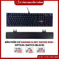 Bàn phím cơ Gaming G-Net GK315S RGB - Optical Switch (Black)