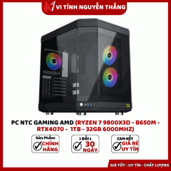 PC NTC GAMING AMD (Ryzen 7 9800X3D - B650M-E - RTX4070 12GB -  SSD 1TB - RAM 32GB)