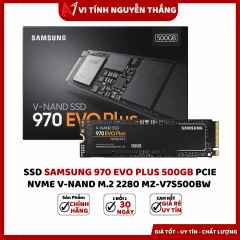 SSD Samsung 970 EVO Plus 500GB PCIe NVMe V-NAND M.2 2280 MZ-V7S500BW 