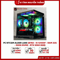 PC NTCGM ALDER LAKE (B760 - I5 12400F - RAM 32G - 500G NVME - RTX 5060 8gb)