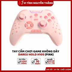 Tay cầm chơi game không dây  DAREU HOLD H105 (Pink)