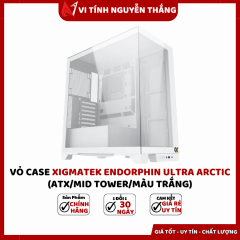 Vỏ case XIGMATEK ENDORPHIN ULTRA ARCTIC (ATX/Mid Tower/Màu Trắng)