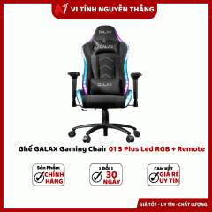 Ghế GALAX Gaming Chair 01 S Plus Led RGB + Remote