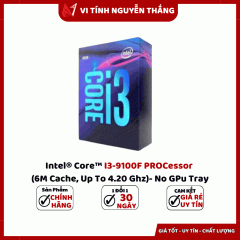 Intel® Core™ I3-9100F PROCessor (6M Cache, Up To 4.20 Ghz)- No GPu Tray 
