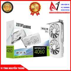 Card màn hình ZOTAC Gaming RTX4060 Twin Edge OC 8GB GDDR6 128Bit 