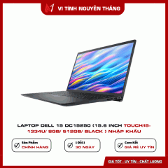Laptop Dell 15 DC15250  (15.6 Inch Touch/i5-1334U/ 8GB/ 512GB/ Black )  Nhập Khẩu