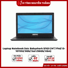 LAPTOP NOTEBOOK SSTC BABYSHARK SL103 (14''/ FHD/ I3-10110U/ 8GB/ SSD 256GB/ XÁM)