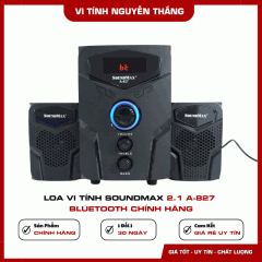 Loa vi tính Soundmax 2.1 A-827 Bluetooth Chính Hãng