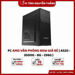 PC AMD VĂN PHÒNG NEW GIÁ RẺ ( A520 - 3000G - 8G - 256G ) 