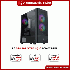 PC GAMING i3 THẾ HỆ 10 COMET LAKE ( H510 - I3 10105F - Ram 8G - SSD 240G - GTX1650 4G - PSU 500W)