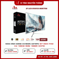 Màn hình cong Aivision A272FC (27 inch/ FHD/ VA/ 100Hz/ 5ms/ 1800R/ White)