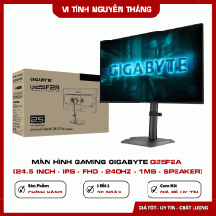 Màn Hình Gaming GIGABYTE G25F2A (24.5 inch - IPS - FHD - 240Hz - 1ms - Speaker)