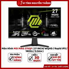 Màn hình Gaming MSI MAG 275Qf 27 2K IPS 180Hz 0,5Ms