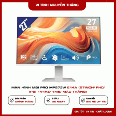 Màn hình MSI PRO MP273W E14A (27inch/ FHD/ IPS/ 144Hz/ 1ms/ Màu Trắng)