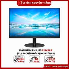 Màn hình PhilIPS 221V8Lb (21.5 Inch/FHD/VA/100Hz/4Ms)