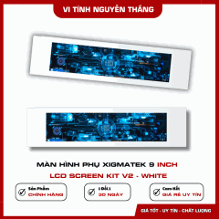 Màn hình phụ Xigmatek 9 inch LCD Screen Kit V2 - White