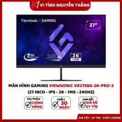 Màn hình Gaming Viewsonic Vx2758A-2K-PRO-3 (27 Inch - IPS - 2K - 1Ms - 240Hz)