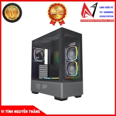 Case Máy Tính Montech Sky Two - Màu Đen ( Tặng Kèm 4 Fan Led)