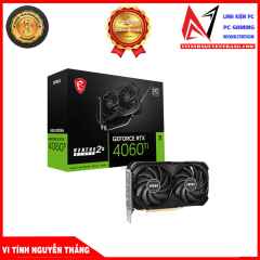 Card màn hình MSI RTX 4060 Ti Ventus 2X Black 8G OC GDDR6