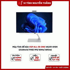 Máy Tính để bàn VSP ALL-IN-ONE VA241-610H (23.8Inch/ FHD/ IPS/ 60Hz/ White)