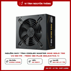 Nguồn máy tính Cooler Master MWE Gold 750 V3 NM FR - 750W (80 Plus Gold/ATX3.1)