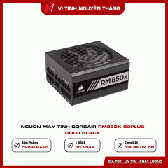 Nguồn Máy Tính CORSAIR Rm850X 80Plus Gold Black