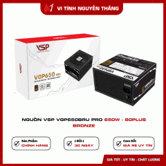 Nguồn VSP VGP650BRU PRO 650W - 80Plus Bronze