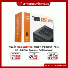 Nguồn Xigmatek Thor T850M V3 850W - PCIe 5.1 - 80 Plus Bronze - Full Modular