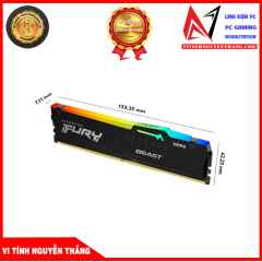 Ram Kingston Fury Beast RGB K2 32GB (16GB X 2) DDR5 5200Mhz