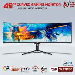 Màn hình cong Ultrawide Gaming VSP VA4914Dc  (49Inch/ DFHD/ VA/ 144Hz/ 6Ms/ 1800R/ Black)