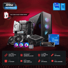 PC GAMING NTCGM MSI FORGE 2025 ( B760M - I7 12700KF - 32G - 500GB - RTX 3060 12G - 650W )