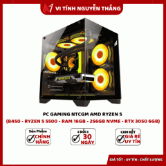 PC GAMING NTCGM AMD RYZEN 5 (B450 - RYZEN 5 5500 - RAM 16GB - 256GB NVME - RTX 3050 6GB)