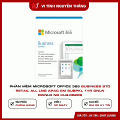 Phần mềm Microsoft Office 365 Business Std Retail All Lng APAC EM SubPKL 1YR Onln DwnLd NR KLQ-00209