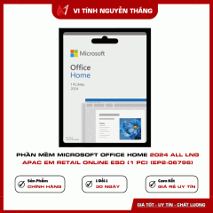 Phần mềm Microsoft Office Home 2024 All Lng APAC EM Retail Online ESD (1 PC) (EP2-06796)