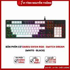 Bàn Phím Cơ Dareu Ek104 RGB - Switch Dream (White - Black)