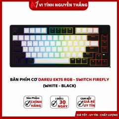 Bàn Phím Cơ Dareu Ek75 RGB - Switch Firefly (White - Black)