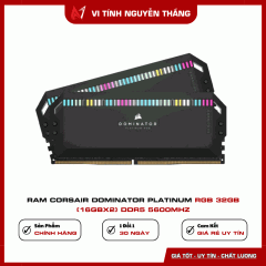 Ram CORSAIR Dominator Platinum RGB 32GB (16GBx2) DDR5 5600Mhz
