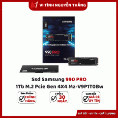   Ssd Samsung 990 PRO 1Tb M.2 Pcie Gen 4X4 Mz-V9P1T0Bw