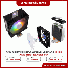 Tản nhiệt khí CPU Jungle Leopard K400 AMD RGB (Black) (FV)