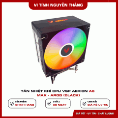 Tản nhiệt khí CPU VSP AERION A6 MAX - ARGB (Black)