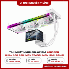 Tản Nhiệt Nước AIO Jungle Leopard Chill Arc 360 (Màu Trắng, Màn Hình Cong)