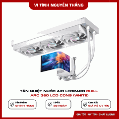 Tản nhiệt nước AIO Leopard Chill ARC 360 LCD Cong (White)