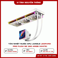 Tản nhiệt nước CPU Jungle Leopard Pro Flow SE 360 ARGB (White)