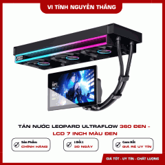 Tản Nước Leopard UltraFlow 360 Đen – LCD 7 Inch Màu Đen