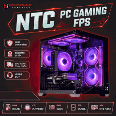 PC GAMING NTC FPS ALDER LAKE (B760M - 12400F - RAM 16GB - SSD 256GB - RTX 5050 8GB)